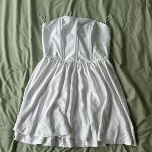 NWT - Francesca's Collections White Floral Dress
